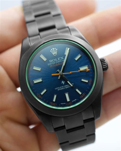 rolex milgauss black venom matrix|best Rolex Milgauss.